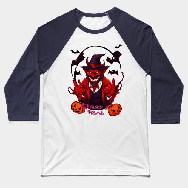 Halloween Baseball T-Shirt by GHF